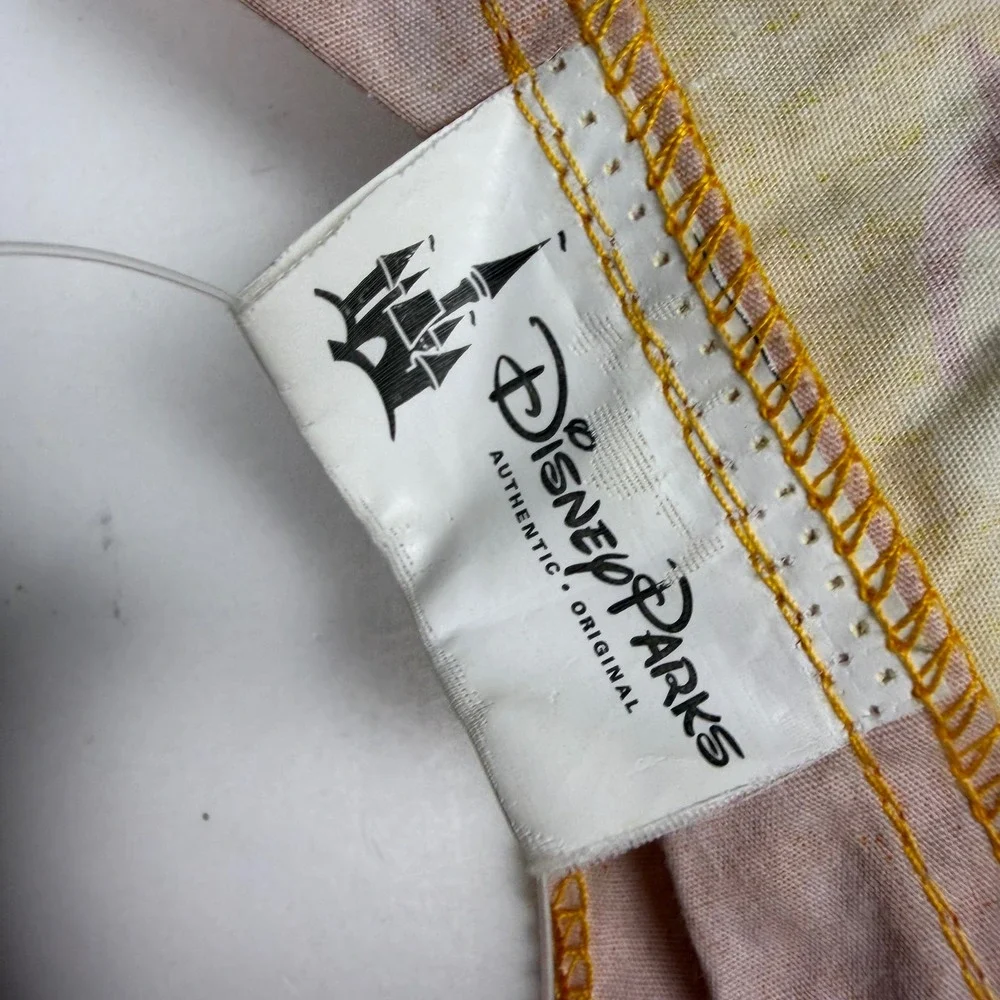Disney Parks Dale Chip n Dale Yellow Acorn Pocket Ruffle Half Apron New
